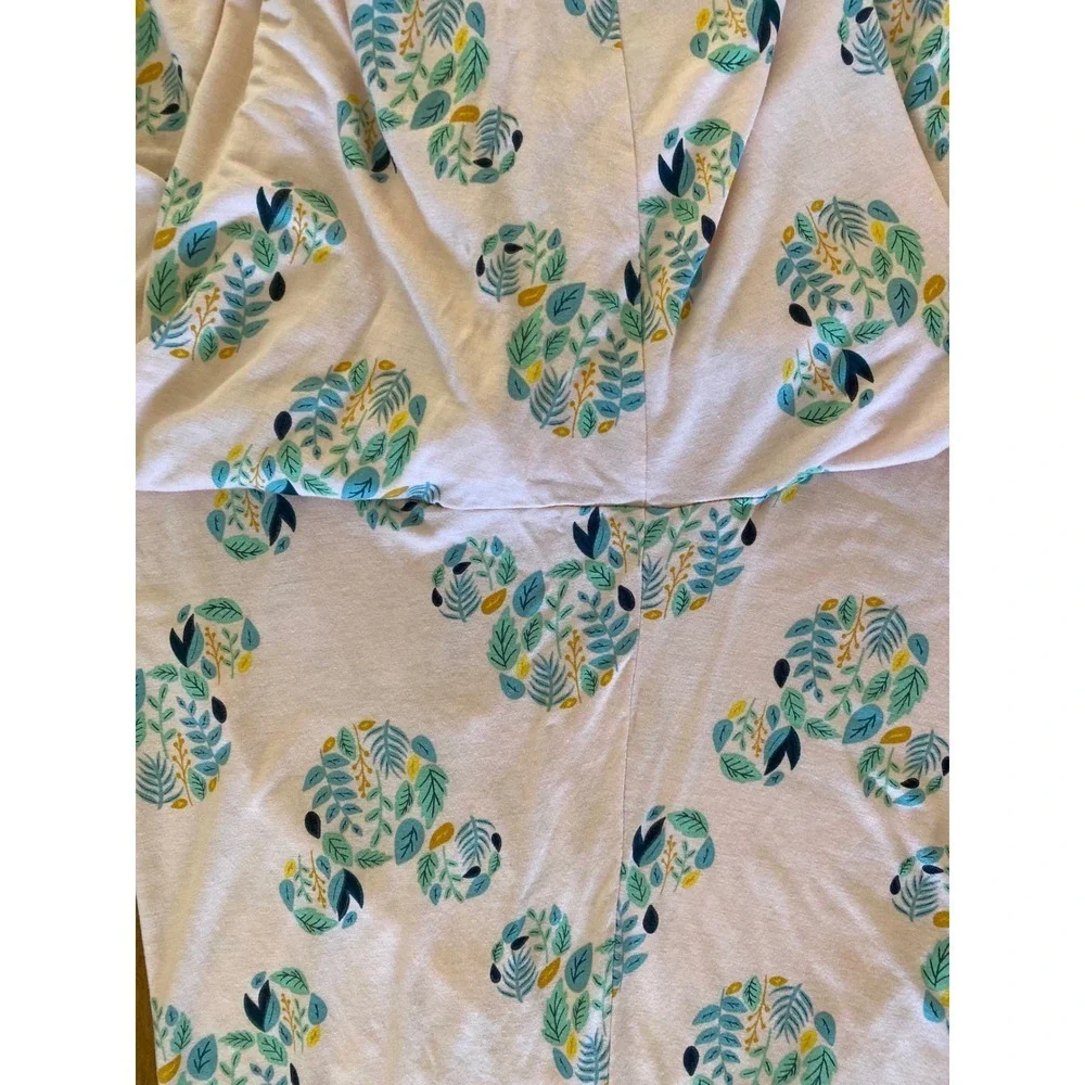 Disney Women's Pajama Set - Peach with Blue/Green Mickey Mouse Print - Picture 4 of 10